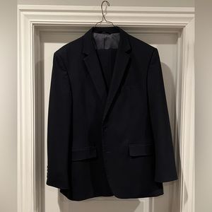 J.M Haggar Navy Blue Suit